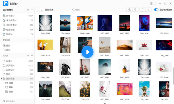 Billfish(免费素材管理工具)