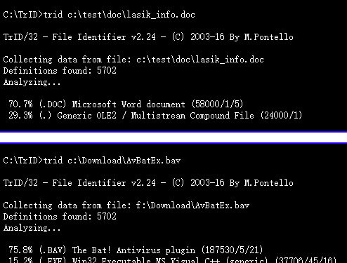 TrID(文件类型识别工具)