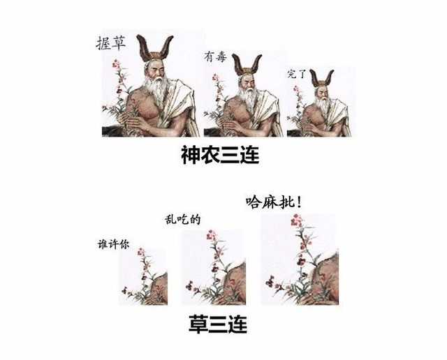 古人三连表情包