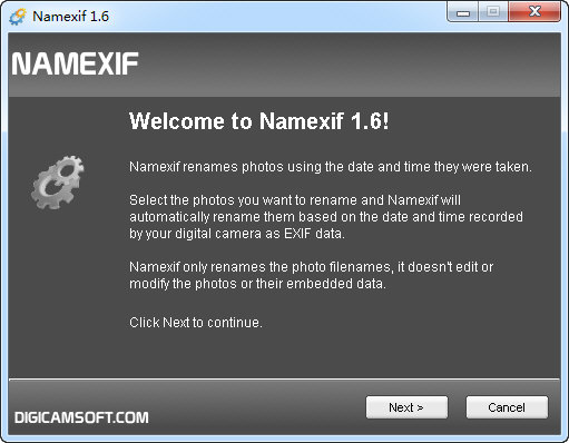 NameEXIF(照片重命名工具)