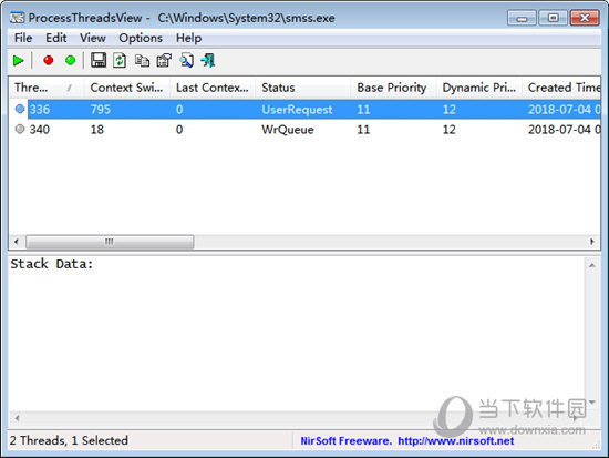 ProcessThreadsView(查看进程详细)