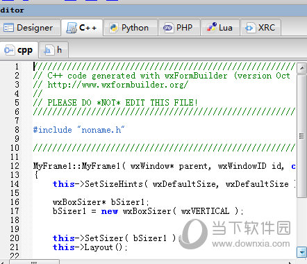 wxFormBuilder(界面编辑器)