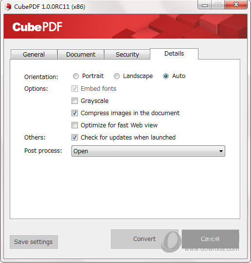 CubePDF(PDF转换软件)